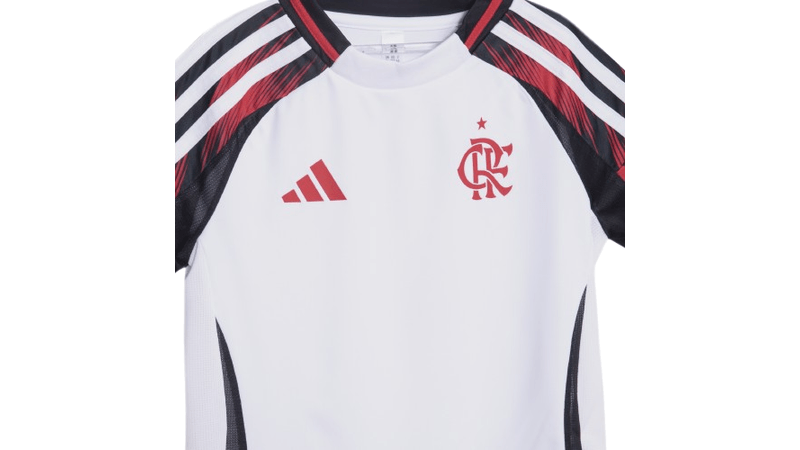 Mini Kit Flamengo Jogo 2 Adidas 2025 - Loja Oficial do Flamengo