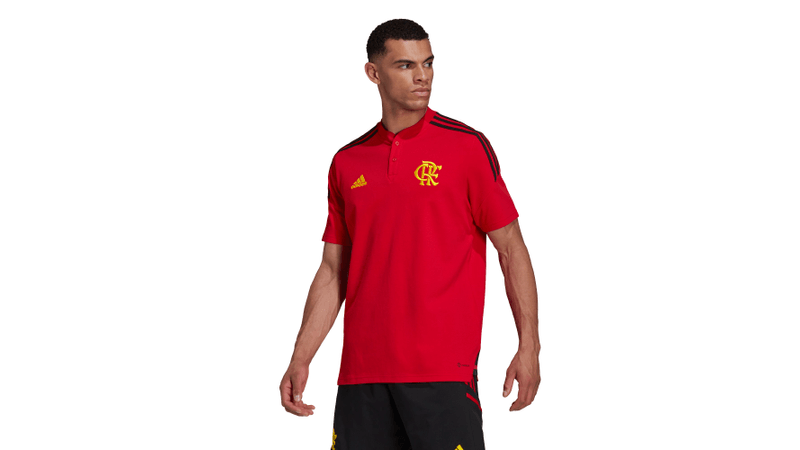 Camisa Polo Flamengo Treino Comissão Adidas 2022 - Loja Oficial do Flamengo