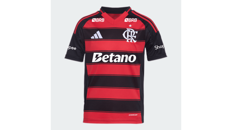 MantoFlamengoJogo1Adidas2025ComKitPatrocínioDeArrascaeta10 - Loja Oficial do Flamengo
