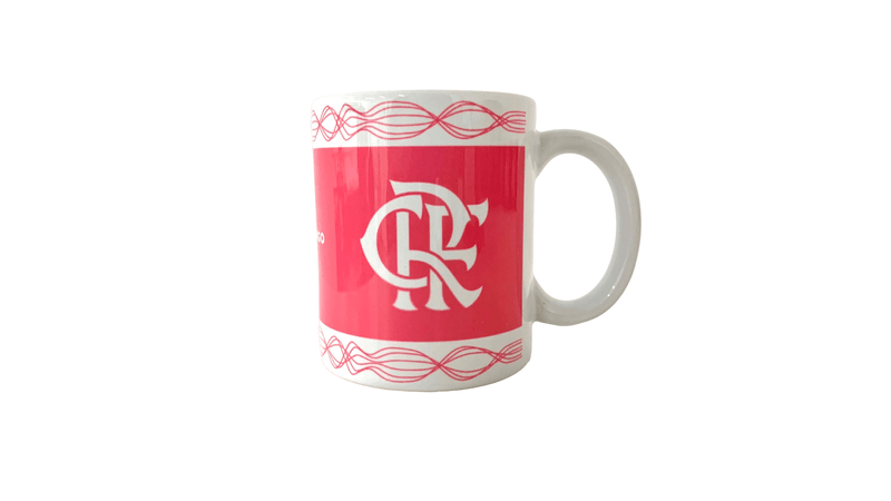 Caneca Porcelana Flamengo Rosa 320 ml - Loja Oficial do Flamengo