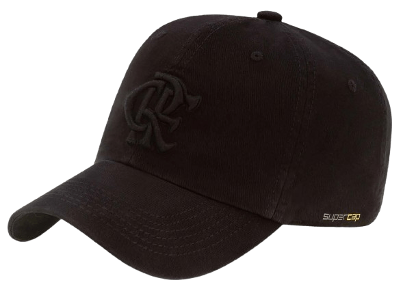 Boné Flamengo Aba Curva Zico 6 Gomos Preto - Loja Oficial do Flamengo