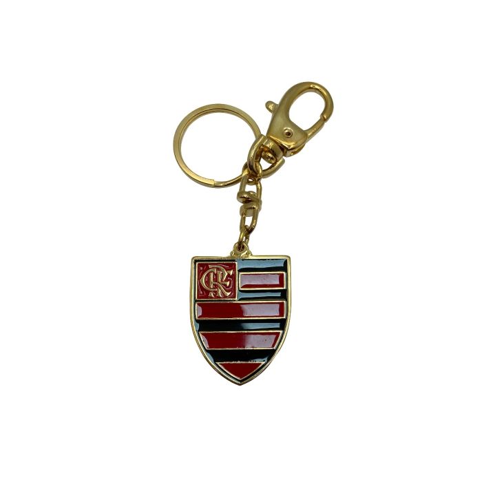 Chaveiro Flamengo CRF Ouro - Loja Oficial do Flamengo
