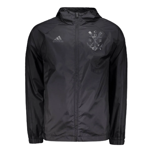 Jaqueta Flamengo Corta Vento Adidas Preto 2023 - Loja Oficial do Flamengo