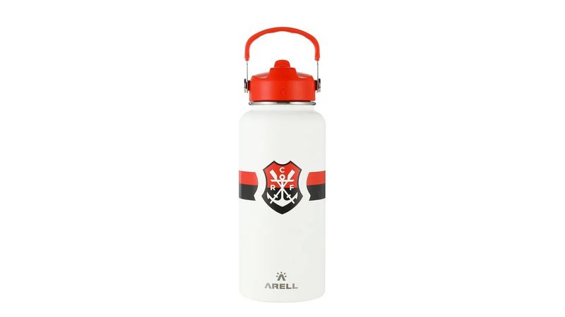 Garrafa Térmica Vácuo Straw Flask Arell 946ml Flamengo Remo - Loja Oficial do Flamengo