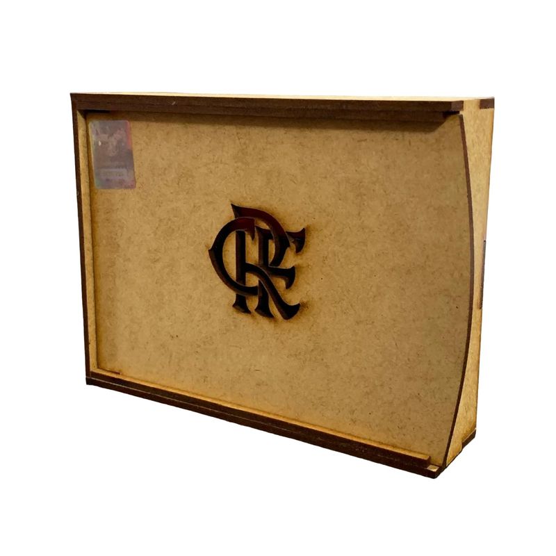 Carteira Flamengo Rubro Negra Com Estojo de Madeira CRF - Loja Oficial do Flamengo