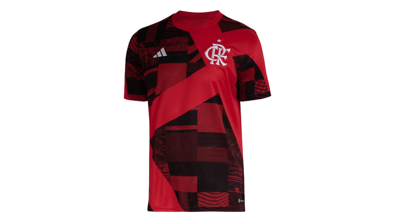 Camisa Flamengo Pré Jogo Adidas 2023 - Loja Oficial do Flamengo
