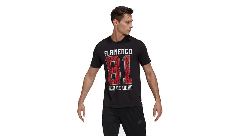 Camisa Flamengo Preta 81 Ano de Ouro Adidas 2021 - Loja Oficial do Flamengo