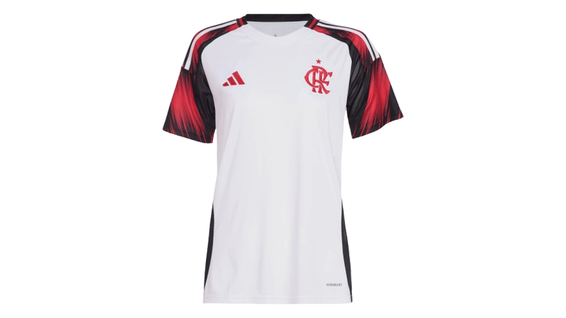 Manto Flamengo Feminina Jogo 2 Adidas 2025 - Loja Oficial do Flamengo