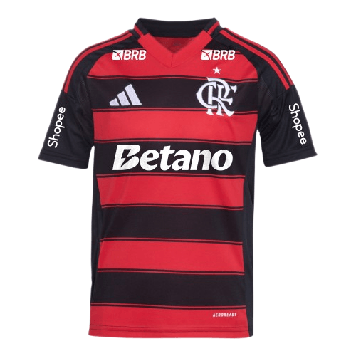 MantoFlamengoJogo1Adidas2025ComKitPatrocínioB.Henrique27 - Loja Oficial do Flamengo