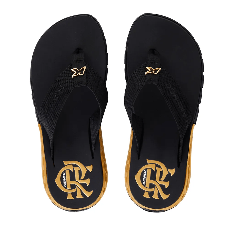 Chinelo Flamengo Rakka Gold DRR01 Kenner - Loja Oficial do Flamengo
