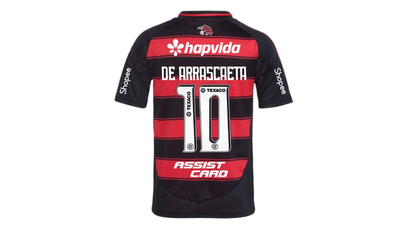 MantoFlamengoJogo1Adidas2025ComKitPatrocínioDeArrascaeta10 - Loja Oficial do Flamengo